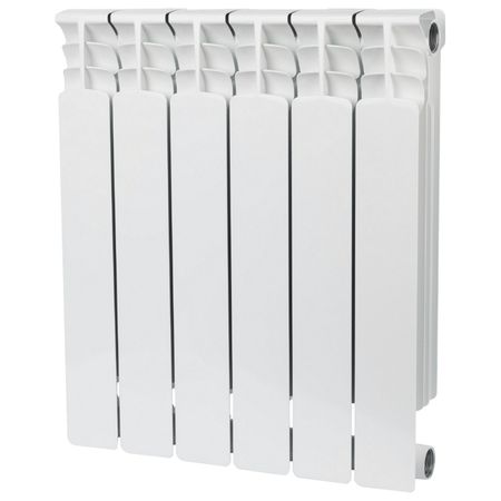 радиатор биметаллический STOUT Space 500 6 секций прочный бак охлаждающей жидкости радиатора для mitsubishi delica l400 space gear 1995 2005 mb 924891 расширительный бачок охлаждающей жидкости радиатора