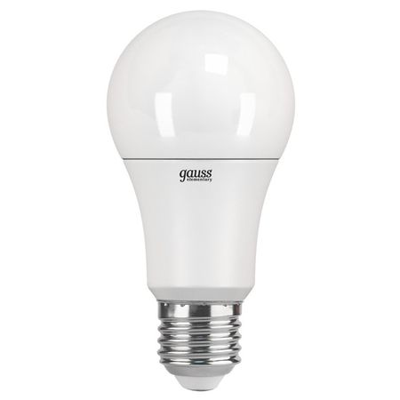 лампа GAUSS Elementary 12Вт E27 LED 1130Лм 3000K A60 шар otdiode 45mil rgbw светодиоды 4вт 12вт