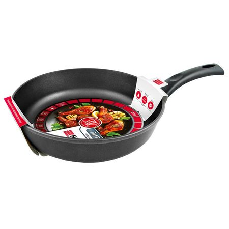 сковорода НМП Литая Black 28см антипр.покр. литой алюм. индукция