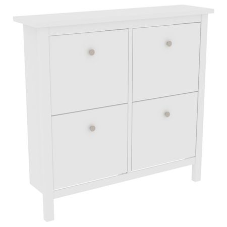 тумба для обуви Кантри 1070х270х1056мм белый сосна полка навесная кантри 1430х218х285мм сосна