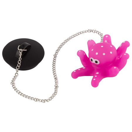 пробка для ванны РЫЖИЙ КОТ Осьминог ПВХ с цепочкой и игрушкой когтеточка для кошек major с лежанкой игрушкой и сизалевой дугой