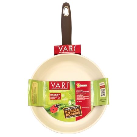 сковорода VARI Fresco ceramica 26см керам.покр. литой алюминий сковорода vari лучшая цена 26см антипр покр штамп алюминий
