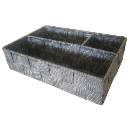 органайзер с 3 отсеками 260x175x65мм полипропилен серый органайзер с 4 отсеками 260x175x65мм полипропилен