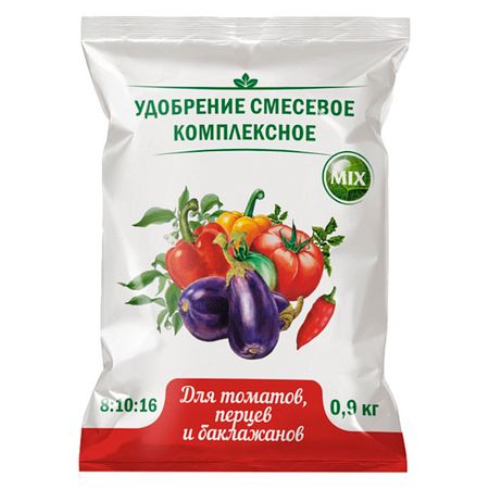 удобрение минеральное для томатов, перцев, баклажанов Нов-Агро 0,9кг