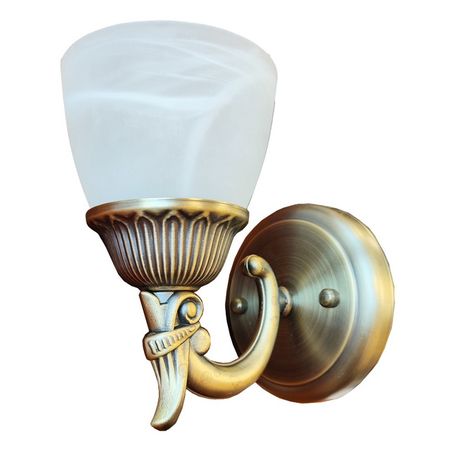 бра БАЛТИЙСКИЙ СТИЛЬ Бронза 1x60Вт Е27 металл