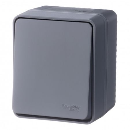 переключатель 1-клавишный Atlas Design Profi54 антрацит переключатель 1 клавишный atlas design с и белый