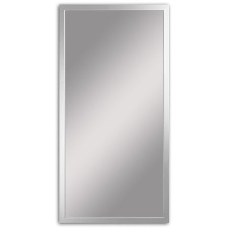 зеркало в раме ОПЕРА СИЛЬВЕР 600х1200мм серебро мдф