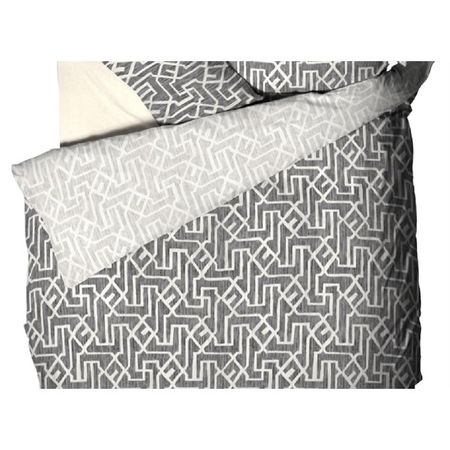 простыня COTTONIKA 220х250см сатин серая, арт.ПростЕвросат338