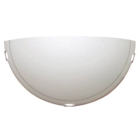 светильник настенно-потолочный ЭЛЕТЕХ Шарлин 60Вт Е27 полукруг белый бра настенное элетех маэстро 60вт e27 белый