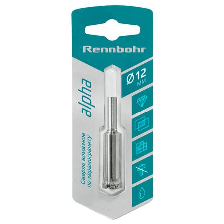 коронка алмазная RENNBOHR 12мм алмазное колонковое буровое долото dt diatool 20 25 35 50 мм