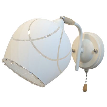 бра Jupiter Lighting Майер 1х60Вт Е27 стекло металл плафон стекло jupiter lighting ок е27 белый матовый