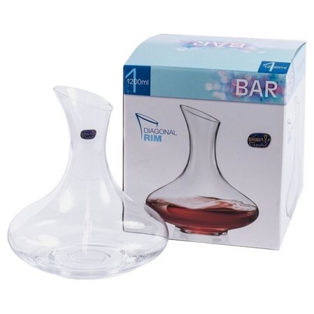 декантер CRYSTALEX 1,2л стекло скошенный край пузырьковое лобовое стекло дефлектор ветра мотоцикла для honda vfr1200 vfr 1200 10 11 12 13 14 15 2014 2015