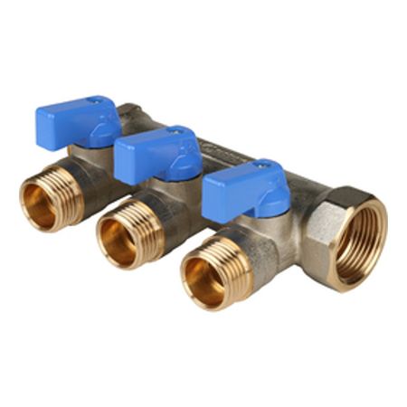 коллектор 3 выхода STOUT 3/4