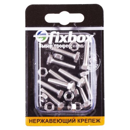 болт DIN933 нержавеющая сталь 5x20мм с гайкой DIN934 10шт шестигранные латунные гайки din934 м1 2 м24