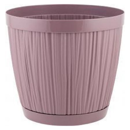 горшок с поддоном Barcelona 9,6л d27см h24,3см морозная слива пластик ель искусственная царь ёлка морозная с шишками 215 см