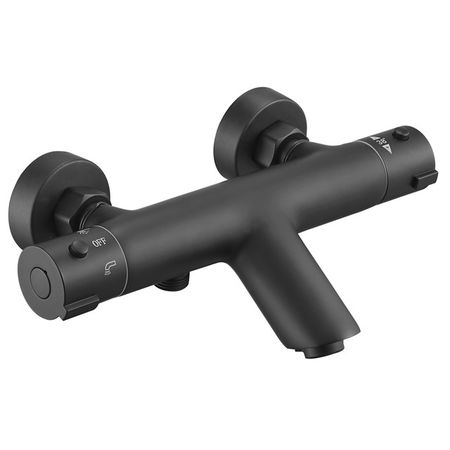 смеситель-термостат для ванны ESKO T3054 короткий латунь черный bingoelec умный термостат tuya