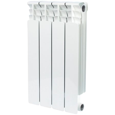 радиатор биметаллический STOUT Space 500 4 секции прочный бак охлаждающей жидкости радиатора для mitsubishi delica l400 space gear 1995 2005 mb 924891 расширительный бачок охлаждающей жидкости радиатора