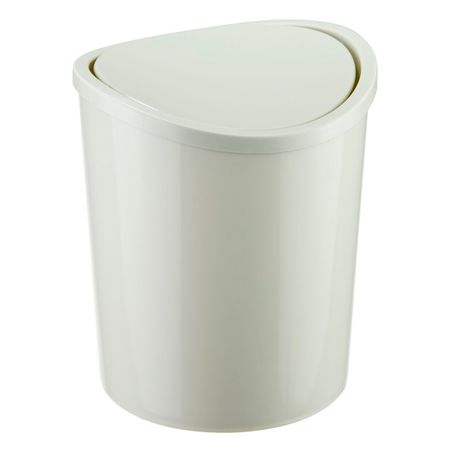 контейнер для мусора IDEA 1,6л настольный бирюзовый/белый ротанг пластик парогенератор polaris pss 7570k 3000 вт 400 г мин 7бар белый бирюзовый