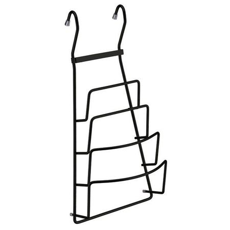 полка для рейлинга для крышек черный матовый крючок для рейлинга 70x40x12мм матовый 3шт декорированный