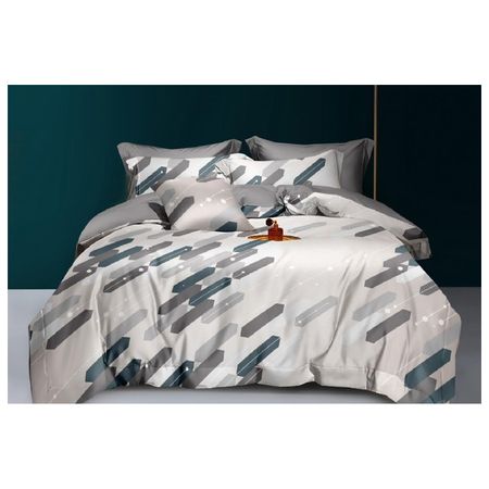 простыня на резинке COTTONIKA 140х200см сатин серая, арт.Пррез140сат334