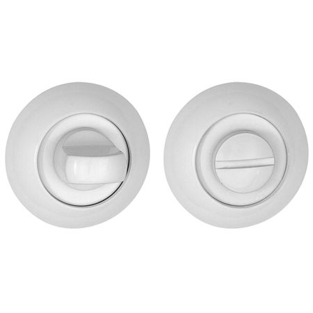 завертка сантехническая PUNTO круг белый завертка сантехническая punto квадрат