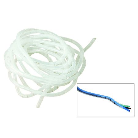 лента спиральная монтажная пластиковая ЛСМ-8 уп 10м белая корректор лента белая 30 м