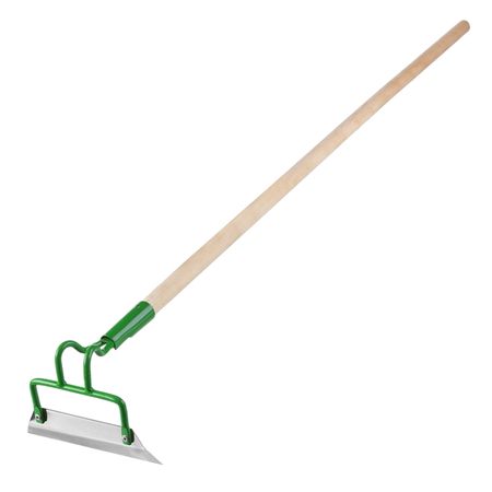 мотыга трапеция 138х20см нержавеющая сталь деревянный черенок наконечник arttex 20мм трапеция золото антик арт 20 246 650