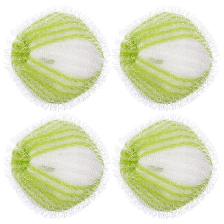 шарики РЫЖИЙ КОТ 4шт 3,5см для стирки белья против катышков шарики для стирки eoopee