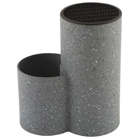 подставка для ножей и стол.приборов MALLONY Marmo 19х11х22см пластик,  резина термопласт. лоток для столовых приборов lemax prof 40 485х325х45мм белый пластик