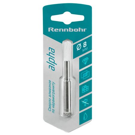 коронка алмазная RENNBOHR 8мм алмазное колонковое буровое долото dt diatool 20 25 35 50 мм