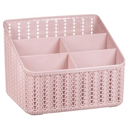 органайзер IDEA Вязание чайная роза 5 секций 14х18,5х14см пластик лоток для столовых приборов mallony forma 40 5х33 5х4 5см 6 секций пластик тпр