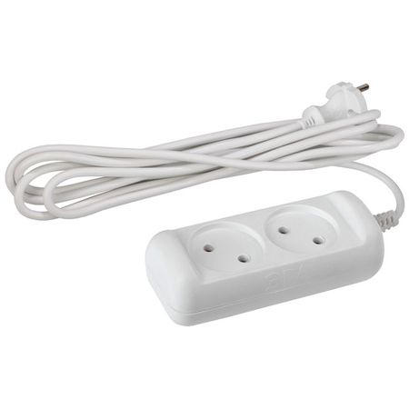 удлинитель ЭРА 5м 2-местный б/з 2х1кв мм белый удлинитель 3м 3 местный б з 2х0 75мм кв