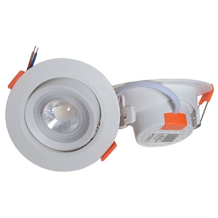 cветильник встраиваемый БАЛТИЙСКИЙ СТИЛЬ 9Вт 4500К поворотный белый vaneaims 22 мм la36m поворотный ключ переключатель 12 220в 10а 3 позиционный