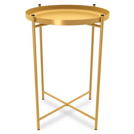 стол журнальный Sheffilton Base 376x376x520мм золото журнальный столик круглый сонора муар sheffilton sht ct41