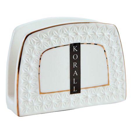 салфетница KORALL Снежная королева 11х4х7,5см керамика блюдо korall снежная королева 33х24см прямоугольное керамика