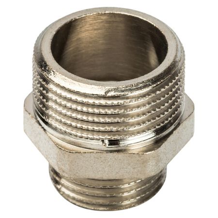ниппель переходной STOUT НР 3/4X1/2 латунь резьба угольник переходной mpf 3 4 х1 2 вр нр с ограничителем латунь резьба