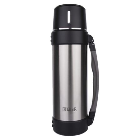 термос TALLER Колинз 1,8 л кнопка-клапан,ручка для переноски нерж.сталь,пластик переноски moderna переноска gateway с металлической дверцей   91 4x63 5x68 6 см до 31 кг бельгия 92x64x69 см