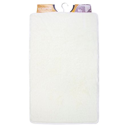 коврик для ванной My Bunny 60х100 белый хлопковый для подушки bunny fifi белый с вышивкой