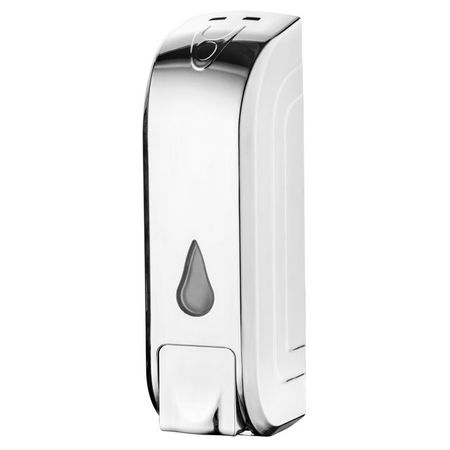 дозатор для жидкого мыла LEDEME One L408 350 мл настенный серый хром пластиковый настенный держатель для мыла