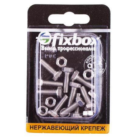 болт DIN933 М5x16 с гайкой нерж сталь 10шт болт din933 с полной резьбой 10x30 10шт