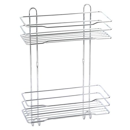 полка прямая 2-х ярусная Стамбул 30х44х13 см хром магнит для холодильника bearpaw стамбул