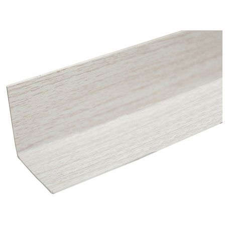 угол ПВХ ясень белый 2700х30х30мм двухсторонний с тиснением лазерная резка свадебные приглашения с тиснением