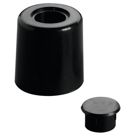 стопор для двери HETTICH D26,5x29мм пластик черный 2шт