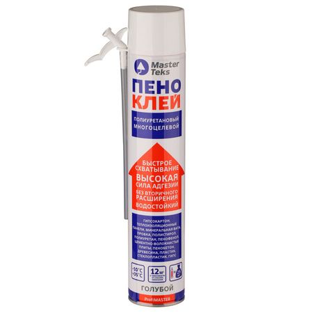 клей-пена MASTERTEKS полиуретановый бытовой многоцелевой 750мл, арт.9413138 клей пена penosil bondpro construction 878 многоцелевая всесезонная 750мл арт a1632z