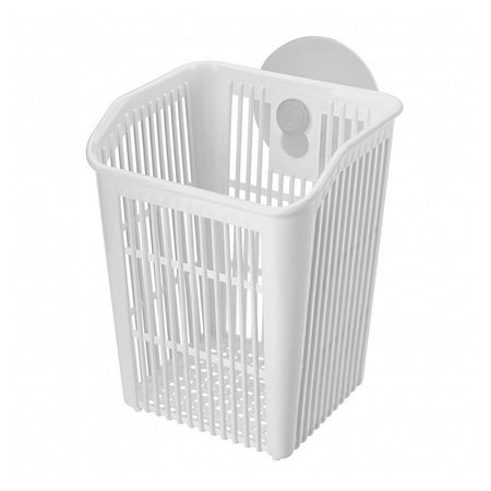 держатель ЭКОНОВА Helper 9,4х9,5х12,1см подвесной на присоске пластик курносики тарелка 17308 на присоске