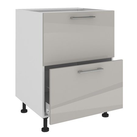 фасад 2 ящика АВЕРНО 396x716x16мм лакированная ЛДСП серый перламутровый фасад аверно 796x356x16мм лакированная лдсп серый перламутровый