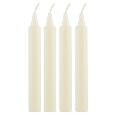 набор свечей РЫЖИЙ КОТ 4шт 17х1,8см 6ч/г белые без аромата свечей античные 3шт 22х2 2 белый 7ч без аромата