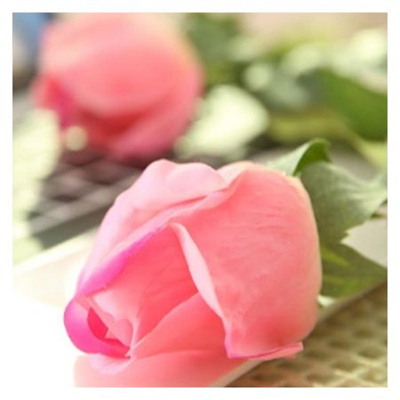 растение искусственное Роза розовая 45см сучкорез 45см