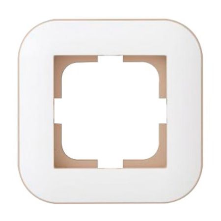 рамка 1 пост OVIVO Лофт крем/крафт переключатель 2 клавишный ovivo loft проходной крем