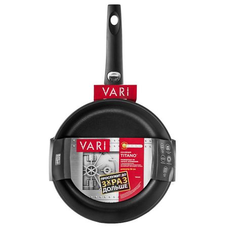 сковорода VARI Titano 26см антипр.покр. литой алюминий съемная ручка
